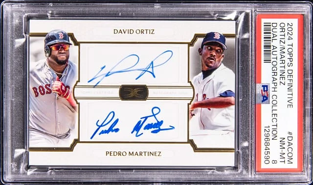 2024 Topps David Ortiz/Pedro Martinez Definitive Dual Autograph Collection #DAC-OM card image