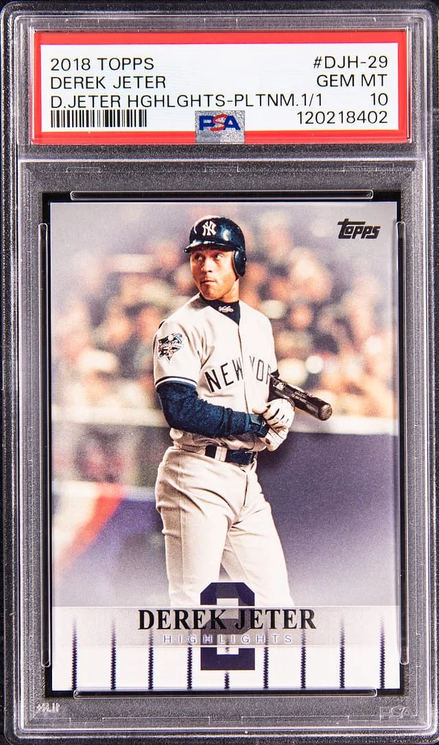 2024 Topps Derek Jeter Highlights Platinum #DJH-29 card image