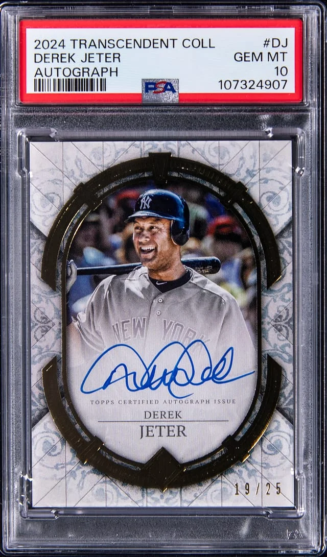 2024 Topps Derek Jeter Transcendent Collection Autograph #TCA-DJE card image