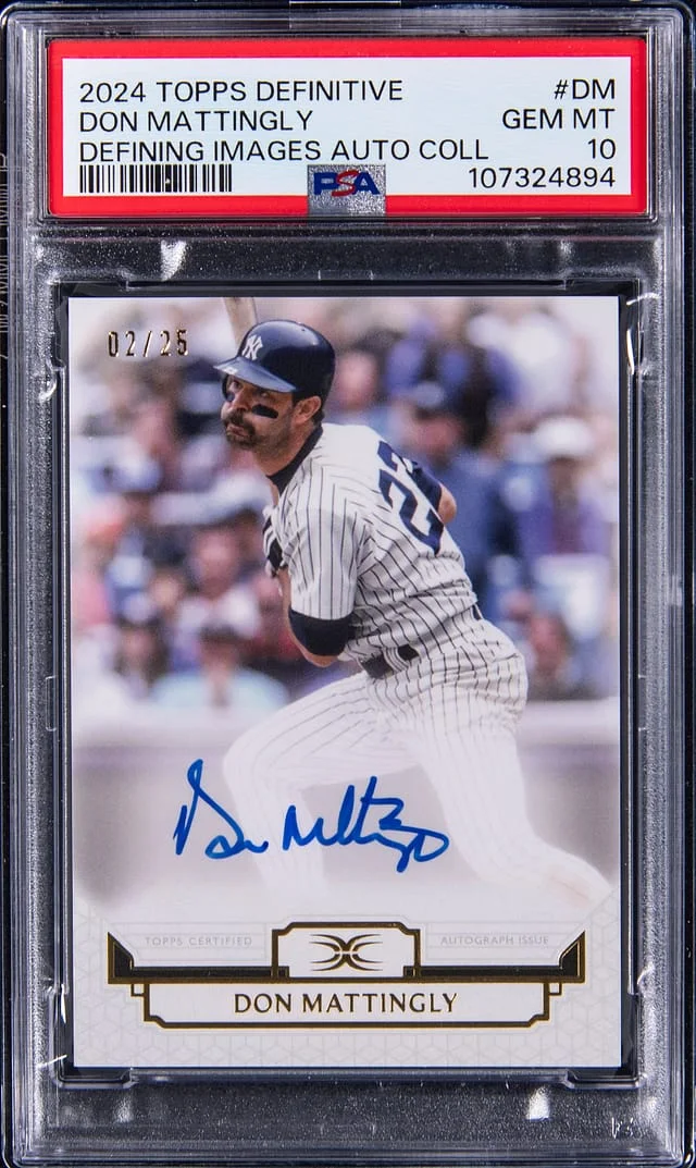 2024 Topps Don Mattingly Definitive Collection Defining Moments Autograph #DAAC-DM card image