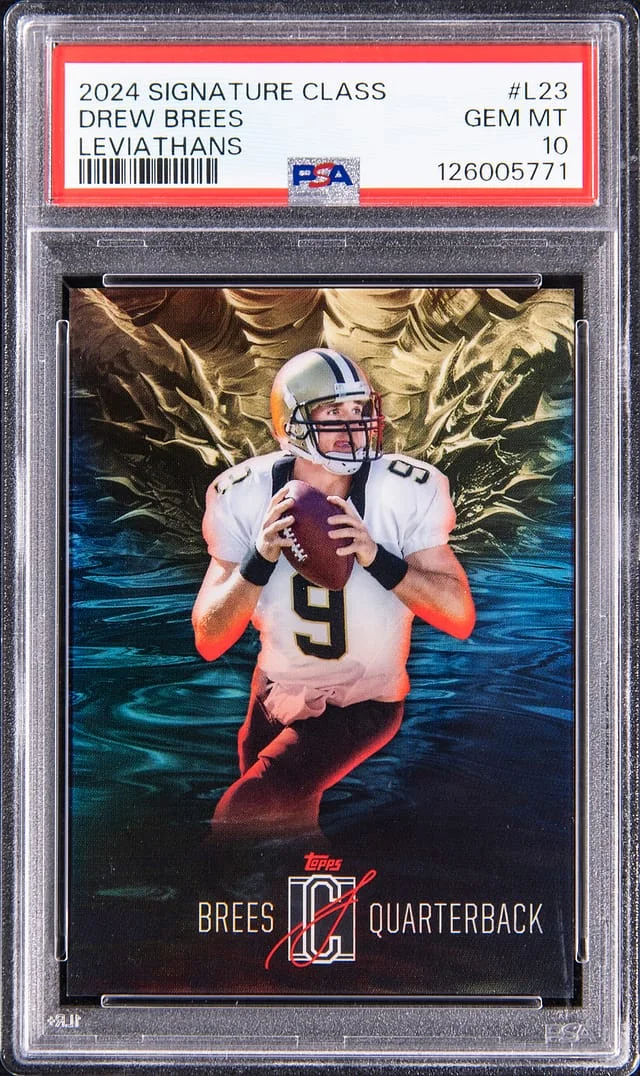 2024 Topps Drew Brees Signature Class Leviathans #L-23 card image
