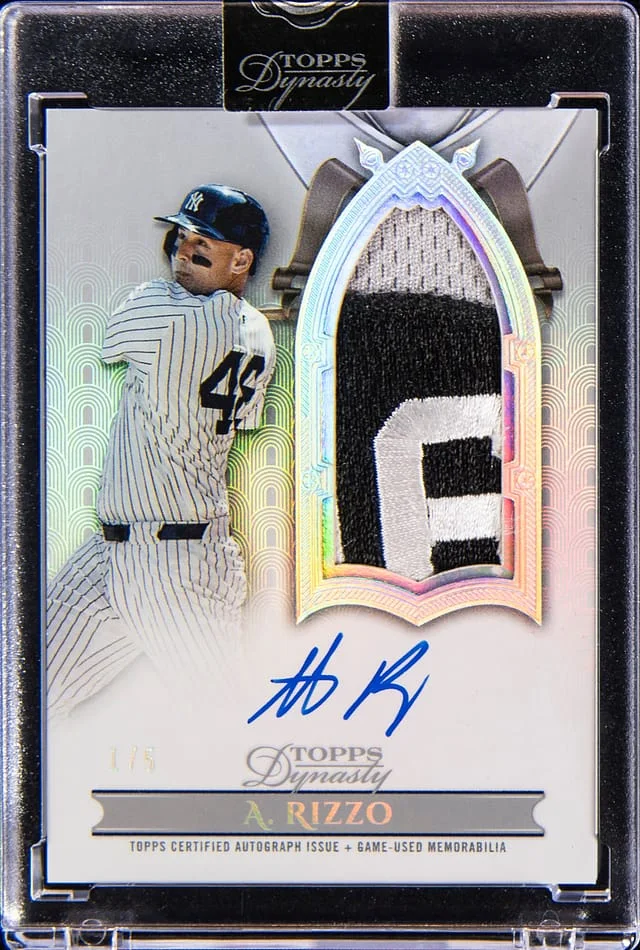 2024 Topps Dynasty Anthony Rizzo Autograph Patch #DAPB-ARI2 card image