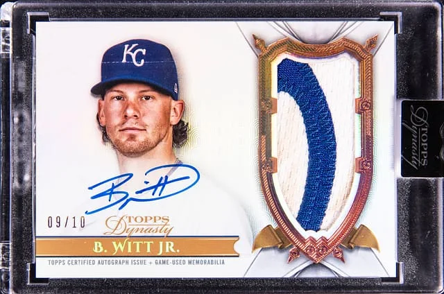2024 Topps Dynasty Bobby Witt Jr. Autograph Patch #DAP-BW1 card image