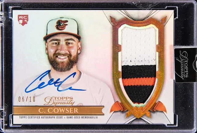 2024 Topps Dynasty Colton Cowser Autograph Patch #DAP-CCO2 card image