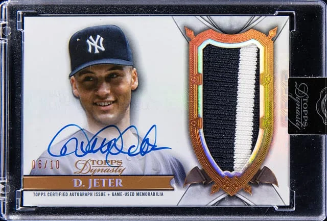 2024 Topps Dynasty Derek Jeter Autograph Patch #DAP-DJ2 card image