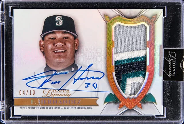 2024 Topps Dynasty Felix Hernandez Autograph Patch #DAP-FH1 card image