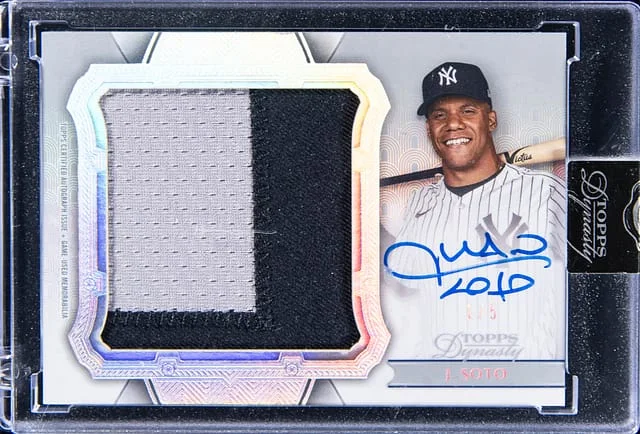 2024 Topps Dynasty Juan Soto Autograph Patch #AJP-JS card image