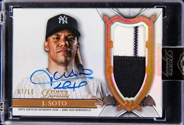 2024 Topps Dynasty Juan Soto Autograph Patch #DAP-JS2 card image