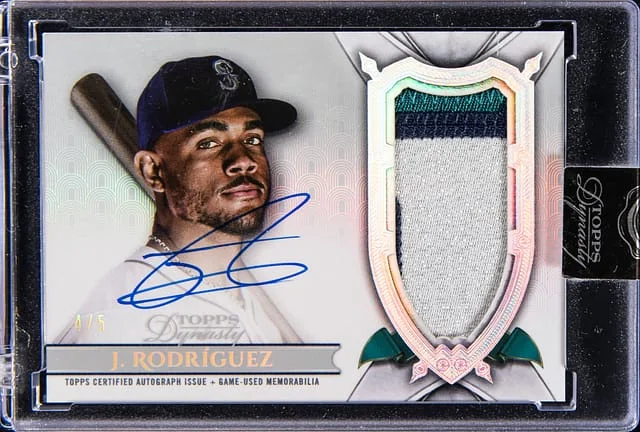 2024 Topps Dynasty Julio Rodriguez Autograph Patch Silver #DAP-JR1 card image