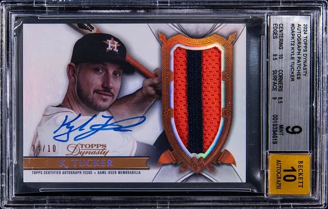 2024 Topps Dynasty Kyle Tucker Dynastic Data #DAP-KT2 card image