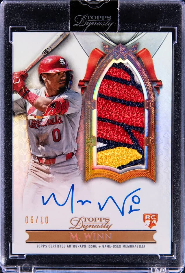 2024 Topps Dynasty Masyn Winn Dynastic Deed #DAPB-MW1 card image