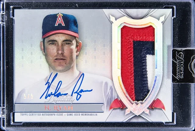 2024 Topps Dynasty Nolan Ryan Autograph Patch #DAP-NR2 card image