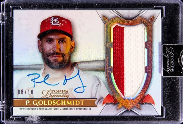 2024 Topps Dynasty Paul Goldschmidt Autographed Patch #DAP-PG1 card image