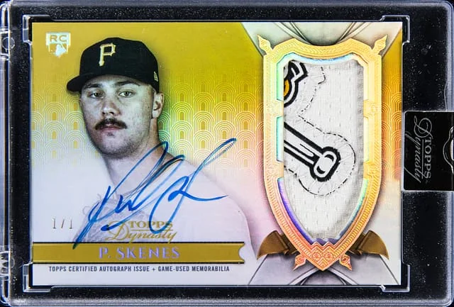 2024 Topps Dynasty Paul Skenes Autograph Patch Gold #DAP-PS2 card image