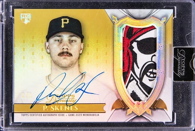 2024 Topps Dynasty Paul Skenes Autograph Patches Gold #DAP-PS4 card image
