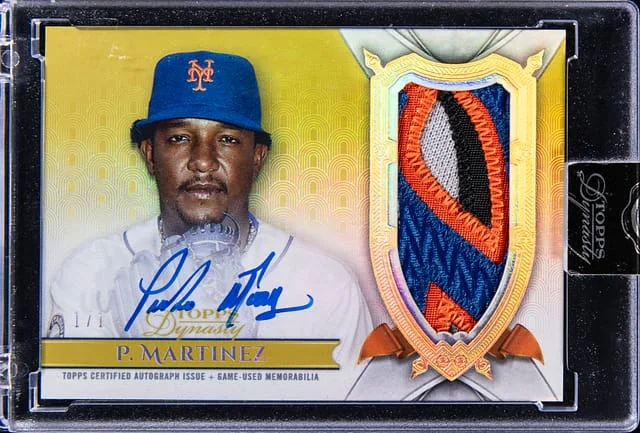 2024 Topps Dynasty Pedro Martinez Autograph Patch #DAP-PM2 card image
