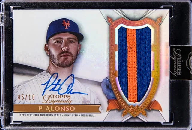 2024 Topps Dynasty Pete Alonso Autograph Patch #DAP-PA8 card image