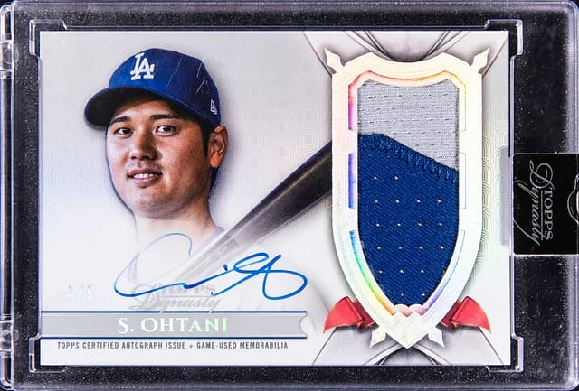 2024 Topps Dynasty Shohei Ohtani Autographed Patch #DAP-SO2 card image