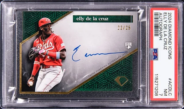 2024 Topps Elly De La Cruz Diamond Icons Autograph #ACDLC card image