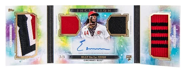 2024 Topps Elly De La Cruz Inception Gameday Gear Autograph Booklets #GGAR-ED card image
