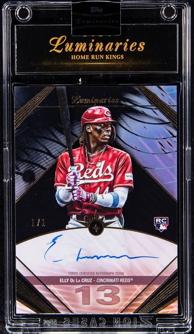 2024 Topps Elly De La Cruz Luminaries Home Run Kings Autographs #HRK-ED card image