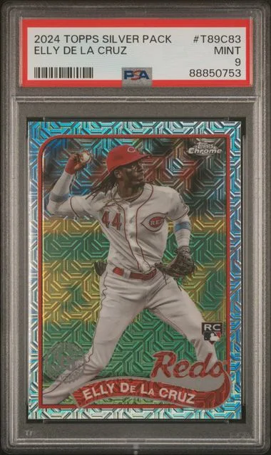 2024 Topps Elly De La Cruz Silver Pack 1989 Chrome Promo #T89C83 card image