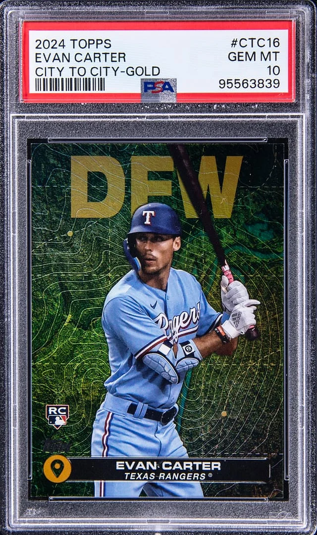 2024 Topps Evan Carter City to City Gold #CTC16 card image