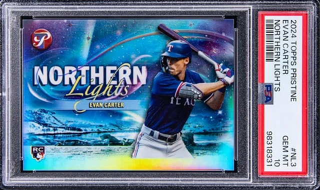 2024 Topps Evan Carter Pristine Northern Lights #NL-3 card image