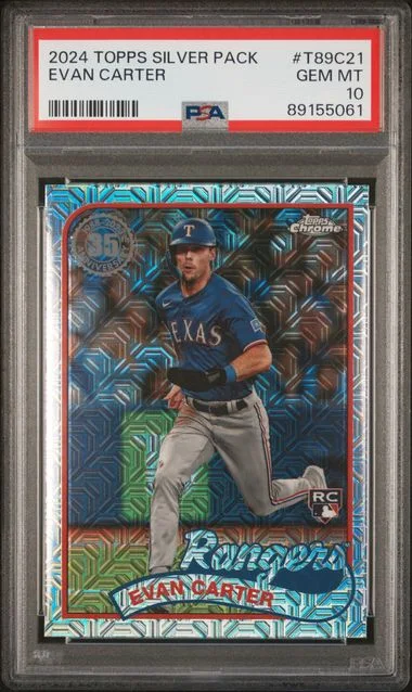 2024 Topps Evan Carter Silver Pack 1989 Chrome Promo #T89C21 card image