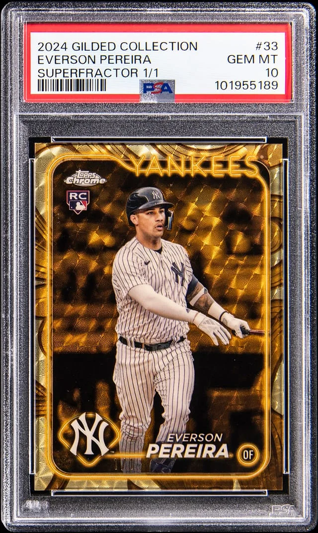 2024 Topps Everson Pereira Gilded Collection SuperFractor #33 card image