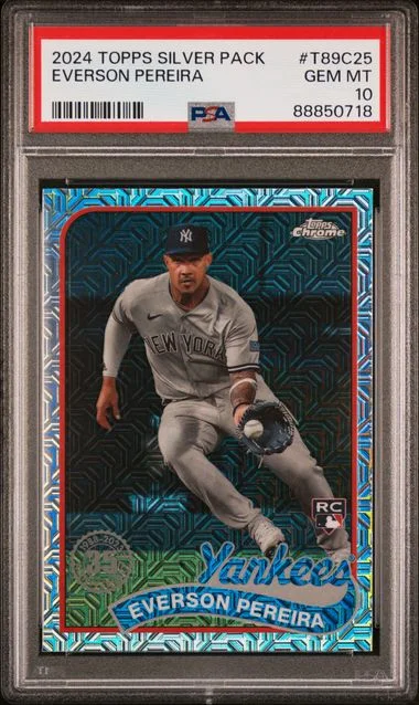 2024 Topps Everson Pereira Silver Pack 1989 Chrome Promo #T89C25 card image