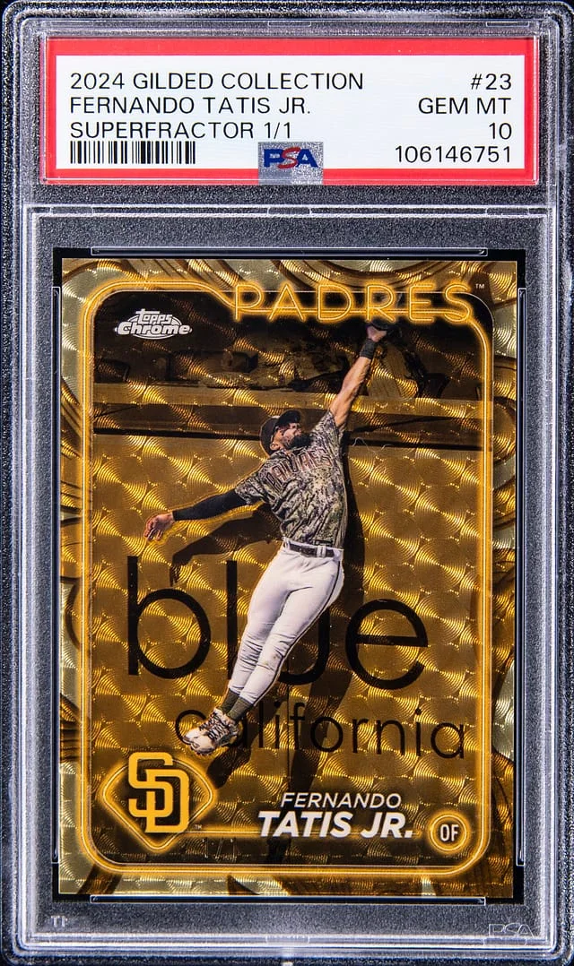 2024 Topps Fernando Tatis Jr. Gilded Collection SuperFractor #23 card image