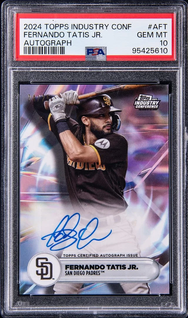 2024 Topps Fernando Tatis Jr. Industry Conference Autograph #AFT card image