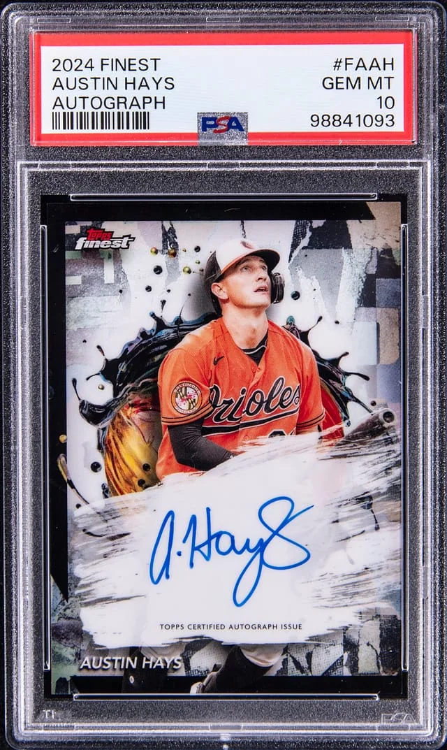 2024 Topps Finest Austin Hays Autograph #FAAH card image