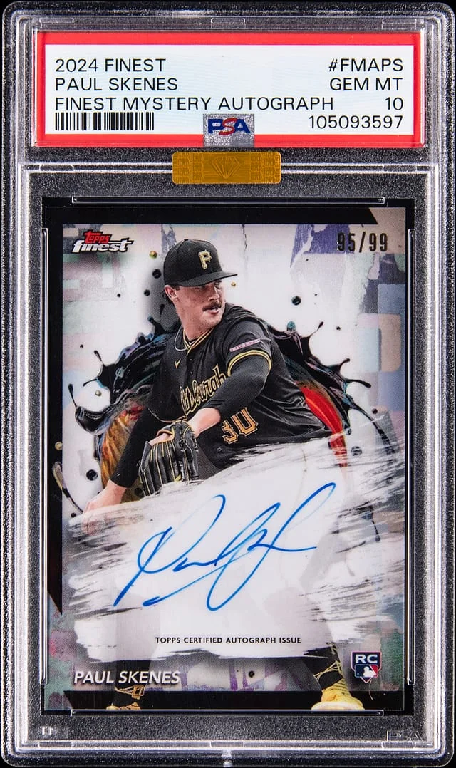 2024 Topps Finest Paul Skenes Mystery Autograph #FMA-PS card image