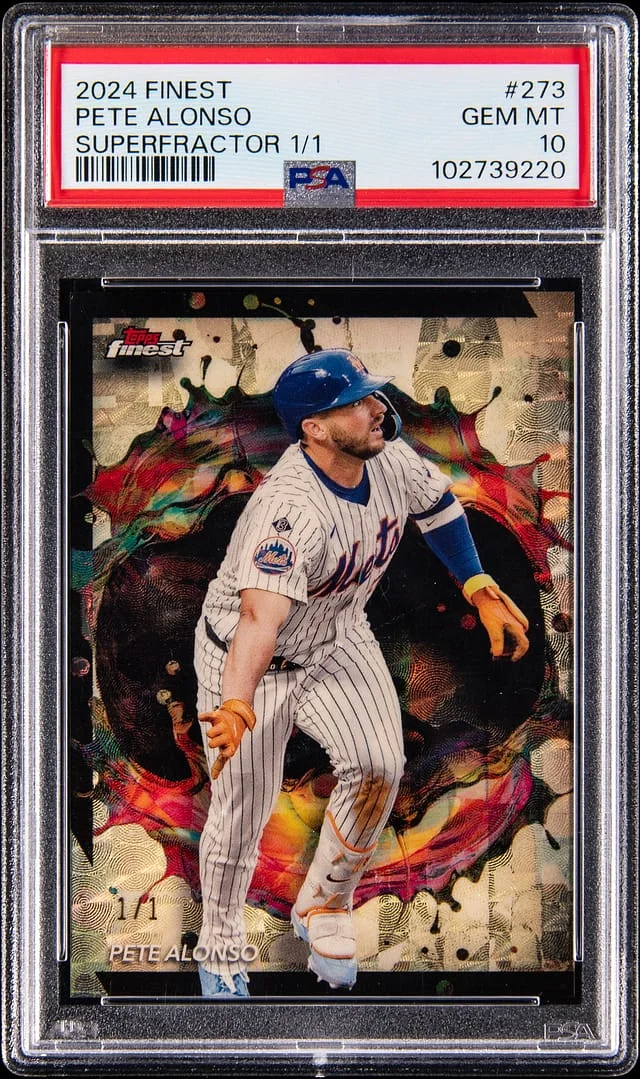 2024 Topps Finest Pete Alonso Superfractor #273 card image