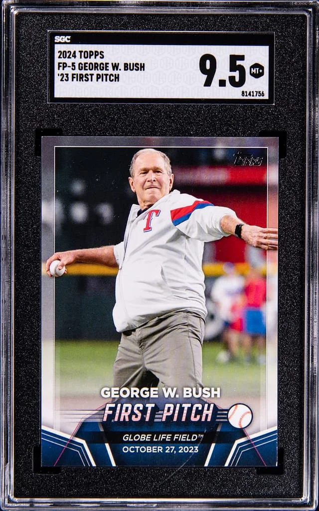 2024 Topps George W. Bush 2023 First Pitch #FP-5 card image