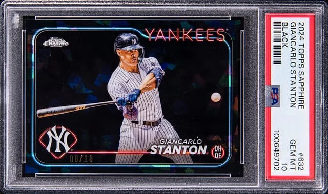 2024 Topps Giancarlo Stanton Sapphire Black #632 card image