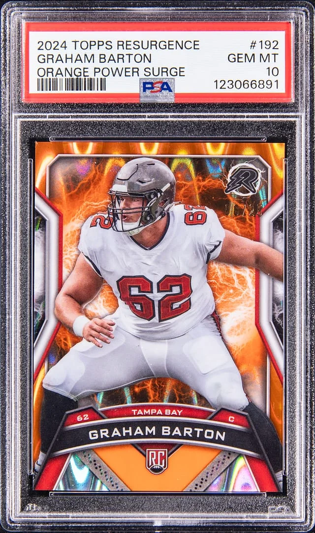 2024 Topps Graham Barton Resurgence Orange Power Surge #192 card image