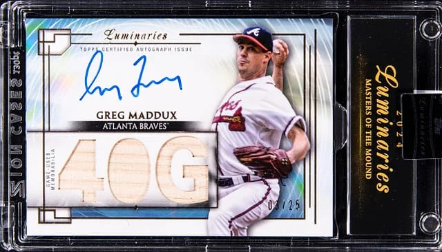 2024 Topps Greg Maddux Luminaries Masters of the Mound #MOMAR-GM1 card image