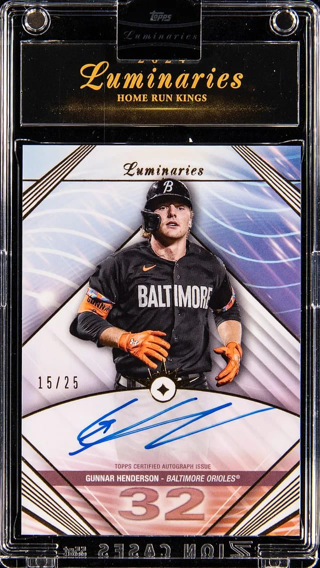 2024 Topps Gunnar Henderson Luminaries Home Run Kings #HRK-GH card image