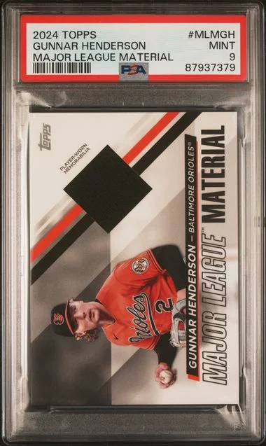 2024 Topps Gunnar Henderson Major League Material #MLMGH card image