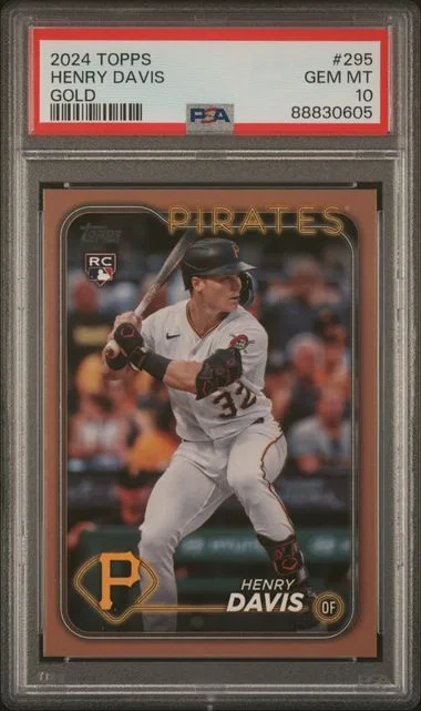 2024 Topps Henry Davis Gold #295 card image