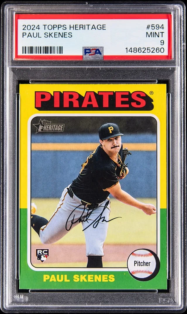 2024 Topps Heritage Paul Skenes #594 card image