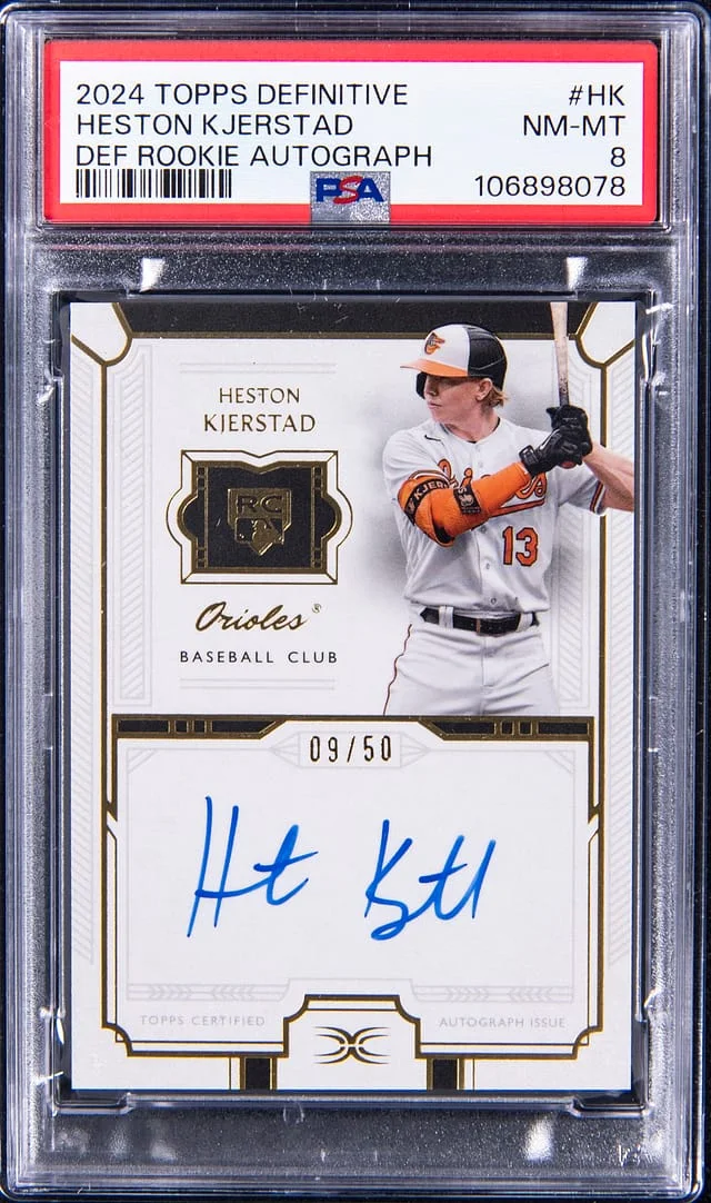 2024 Topps Heston Kjerstad Definitive Collection Autograph #DRA-HK card image