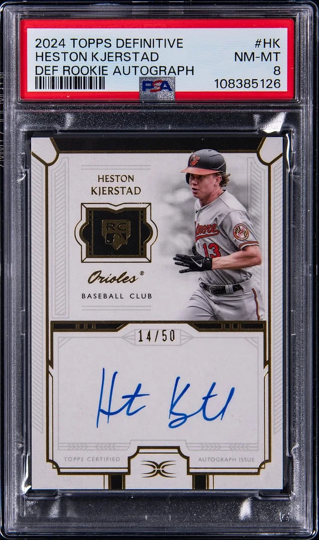 2024 Topps Heston Kjerstad Definitive Collection Definitive Autographs #DRA-HK2 card image
