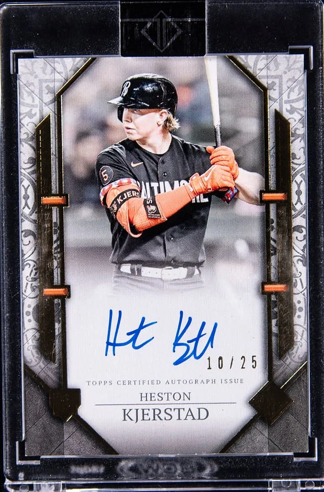 2024 Topps Heston Kjerstad Transcendent Showcase Autograph #RSA-HK card image