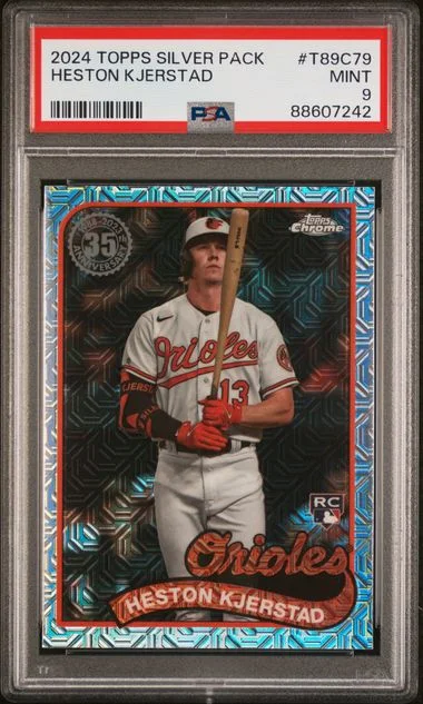 2024 Topps Heston Kjerstad Silver Pack 1989 Chrome Promo #T89C79 card image