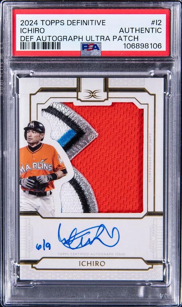 2024 Topps Ichiro Definitive Collection Autograph Ultra Patch #DAUPC-I2 card image