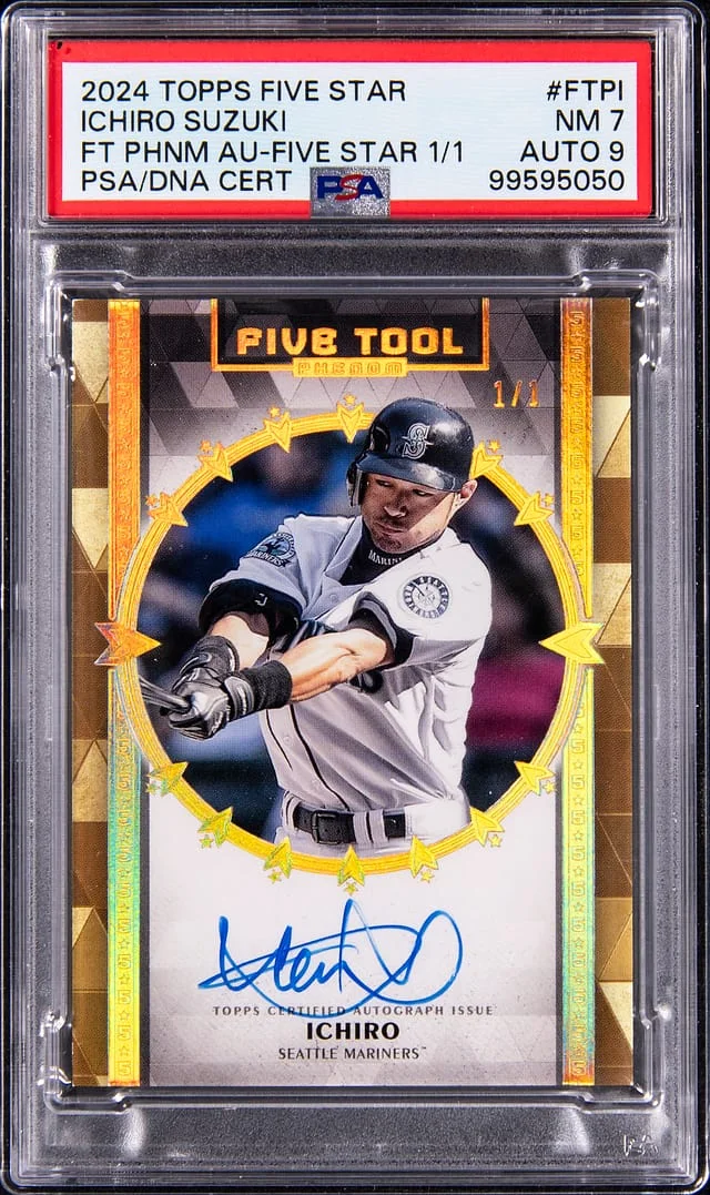 2024 Topps Ichiro Suzuki Five Star Five Tool Phenom Autographs #FTP-I card image